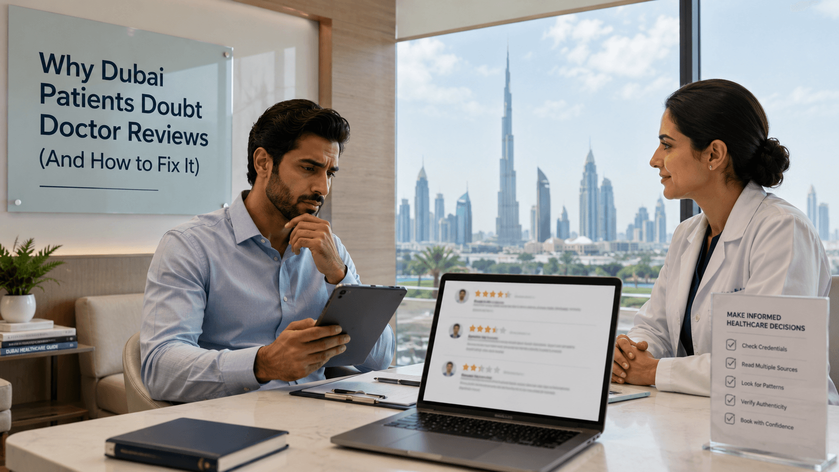 Why Dubai Patients Doubt Doctor Reviews (And How to Fix It)